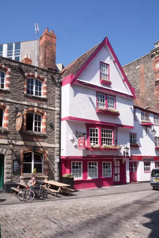 布里斯托尔，皇家路，英格兰，房屋，石屋