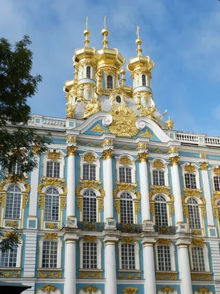 凯瑟琳宫殿，俄罗斯圣彼得堡，立面