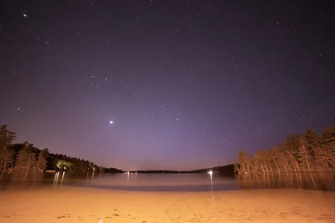 卷积云,北极光,天文摄影,太空,极光,湖上的星空 卷积云,北极光,天文摄影,太空,极光,湖上的星空