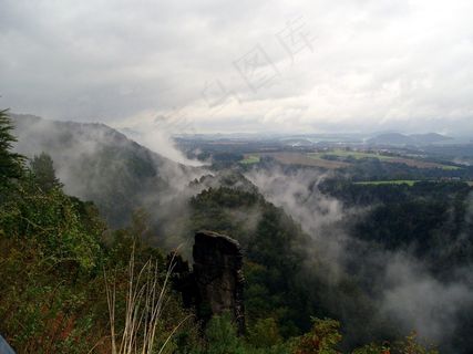 撒克逊瑞士，美丽，大气
