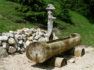 喷泉，喷泉，水，药水，口渴