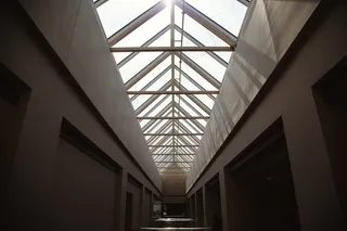 建筑，走廊，天窗，天花板，体系结构