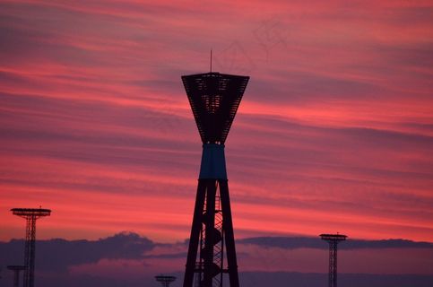 塔，楼梯，出现，Observation望塔，观点