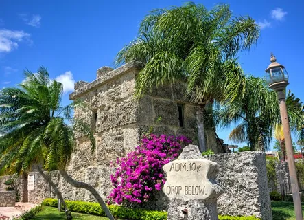 珊瑚城堡，宅基，佛罗里达，迈阿密，景点