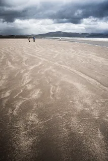 海滩,爱尔兰,海岸,水,景观,云团,沙 海滩,爱尔兰,海岸,水,景观,云团,沙