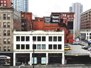 城市，街道，外墙，城市，场景，故事，公寓