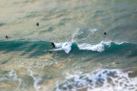 冲浪，波浪，水，海洋，大海，防波堤