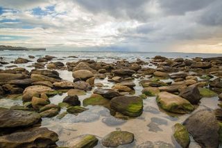 马鲁布拉，悉尼，海滩，澳大利亚，海滨，云