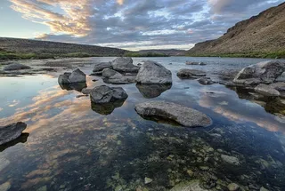 蛇河，岩石，荒野，爱达荷州，景观
