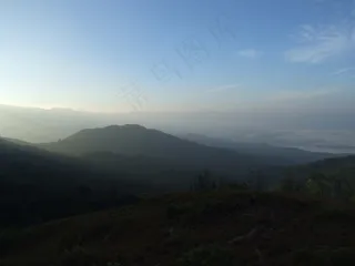 太阳，大自然，风景名胜，印度，森林，西高止山脉