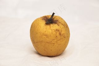 苹果，黄色，皮肤，枯萎，损坏，水果