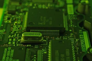 电路，微芯片，特写，电路，电子