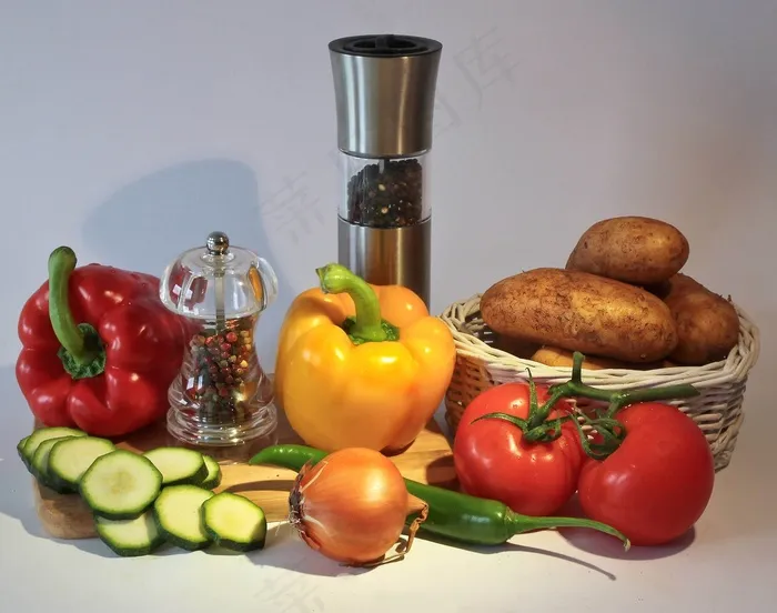 西红柿，蔬菜，红色，食品，炸，维生素