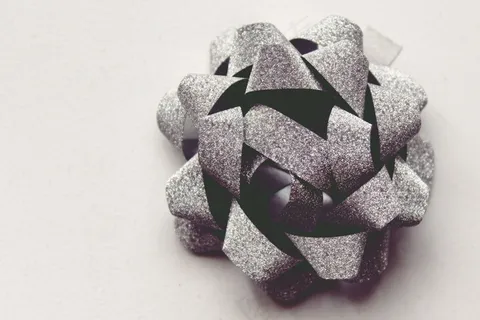 礼品花环，礼品带，循环，圣诞节