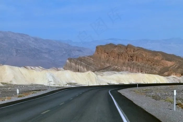 Zabriskie，Zabriskie点，加利福尼亚死亡谷