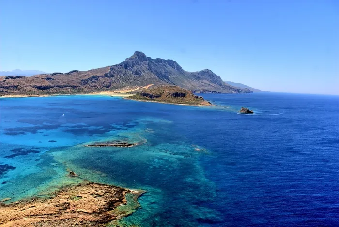 希腊，克里特岛，Balos，海滩，太阳，假期，夏天