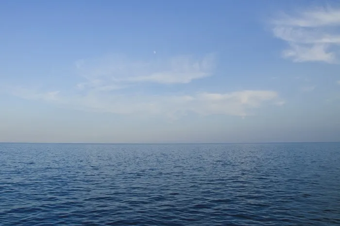 天空,湖泊,海洋,树,海海洋地平线水