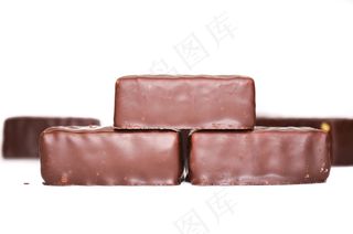 巧克力，糖果，巧克力糖果，甜，黑色