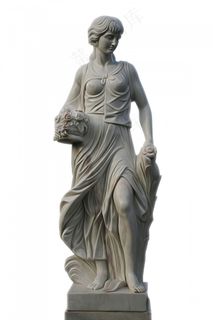 女性，罗马，雕像，孤立的背景，详细信息