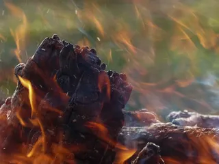 狂暴，起火，危险，热，燃烧，火焰，辉光