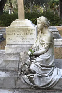 纪念碑，公墓，墓碑，墓碑，萨凡纳