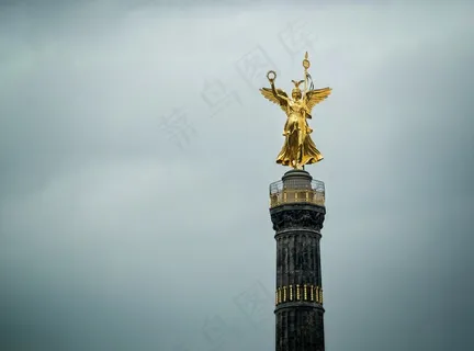 柏林,Siegessäule,黄金其他,名胜古迹 柏林,Siegessäule,黄金其他,名胜古迹