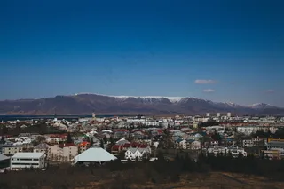 传统建筑,天空,都市夜景,风景,居民楼,冰岛城市山村