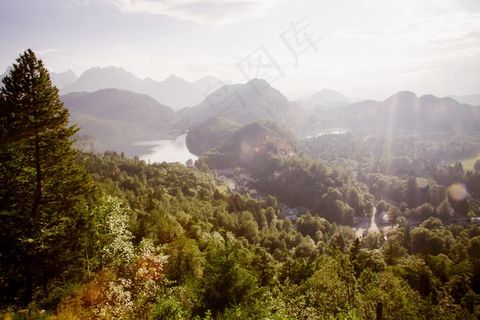 山峦,树,生态林,峡谷,自然公园,南部景观