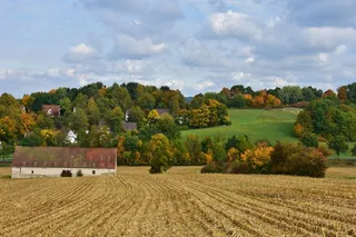秋天，十月，金色秋天，十月，金色
