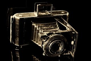 相机，Balgenkamera，老，怀旧，怀旧