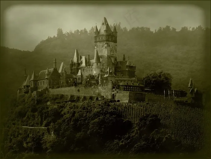 城堡，架构，墙，塔，堡垒