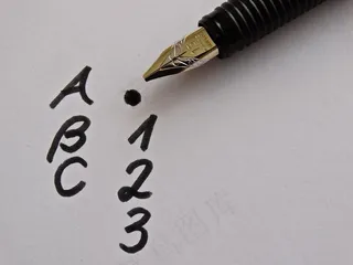 美国广播公司，假，填充物，字母，墨水，纸，笔，黑色