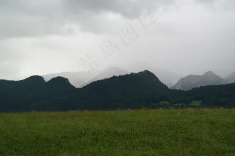 阿尔高,艾森伯格,施洛斯山,恶劣天气,云 阿尔高,艾森伯格,施洛斯山,恶劣天气,云