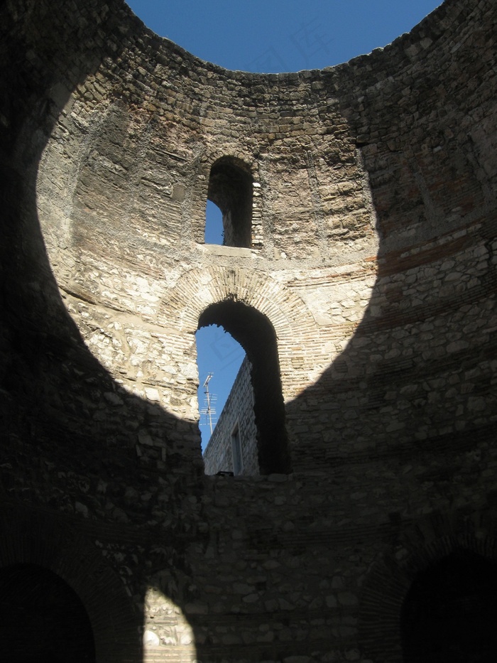 克罗地亚，城墙，城市，教堂