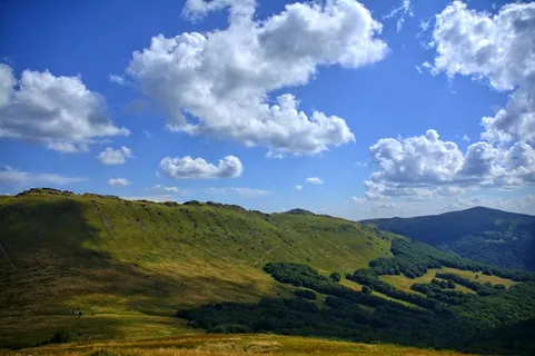 Bieszczady,塔尔尼察,山毛榉Berdo,山脉 Bieszczady,塔尔尼察,山毛榉Berdo,山脉