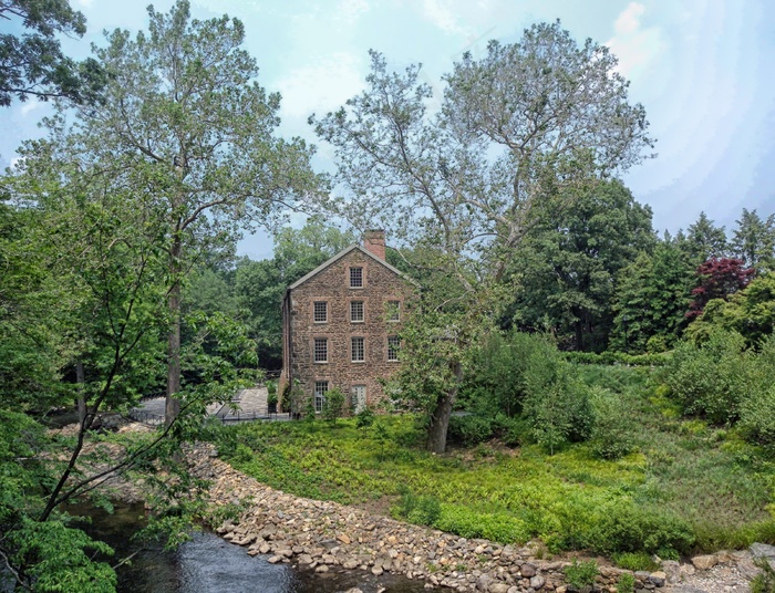 布朗克斯，纽约，磨，建筑，江，流，水