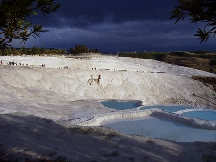 棉花堡，石灰岩阶地，游泳，钙，教科文组织