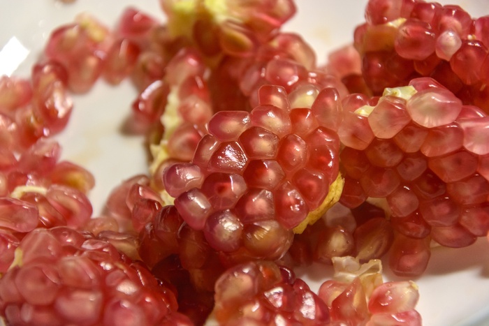 石榴，酸，甜，维生素C，水果，健康，红色