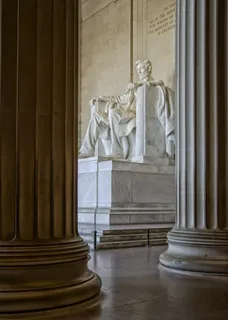 林肯纪念堂，华盛顿特区，C，雕像，列，人类发展报告