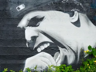 涂鸦，墙，脸，哭，情感，艺术