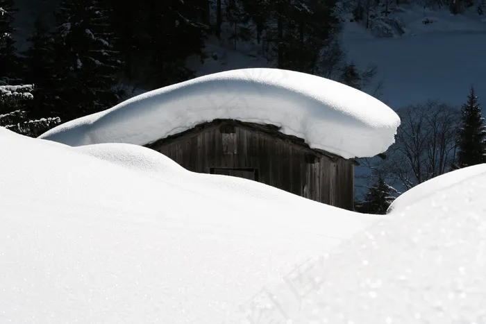 失速，雪，景观，齐勒河谷，冬天，雪域