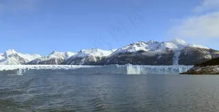 冰川舌，冰川，湖泊，水，冰，冻结，冷