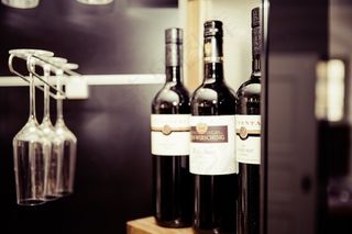 酒，玻璃，酒杯，眼镜，透明，红色