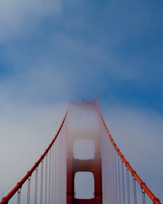 金门大桥，桥，天空，旧金山，湾，海