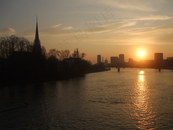 日落，日出，阳光，户外，黎明，黄昏，晚上