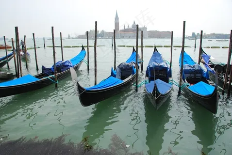 威尼斯，吊船，船，沧海，水，意大利，通道