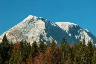 德国，山，景区，天空，森林，树木，秋