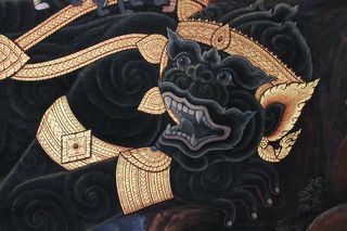 黑色，演示，猫，金，猫科动物，精神，动物