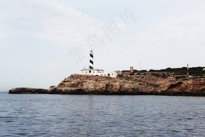 海洋,航空母舰,巡洋舰,楼阁,潜艇,海岩海岸灯塔