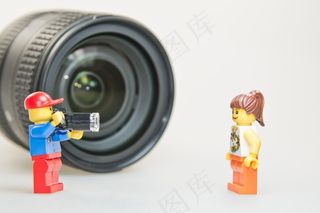 镜头，摄影师，照片，照相馆，Legomaennchen